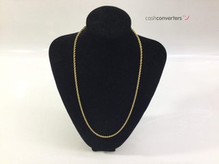 cadena oro 18k 33cm