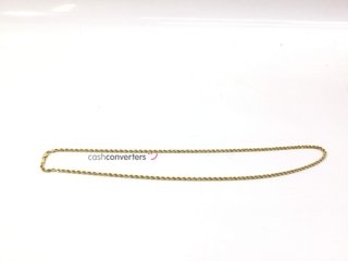cadena oro 18k 33cm