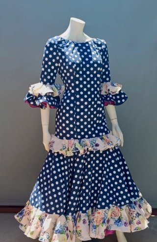 Traje Flamenca Yolanda Rivas Original perfecto