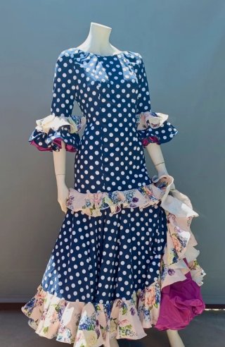 Traje Flamenca Yolanda Rivas Original perfecto