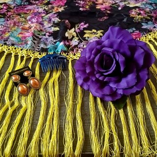 Traje Flamenca Yolanda Rivas Original perfecto
