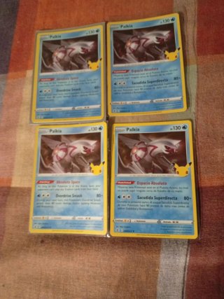 4 Cartas Pokémon Palkia Holo