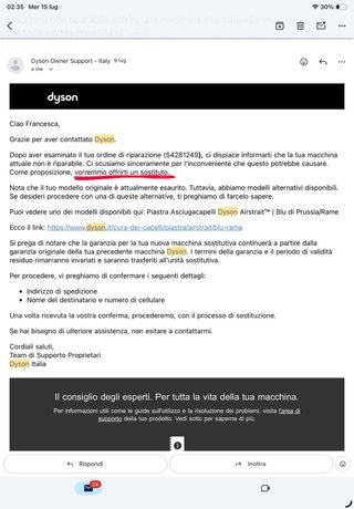 Dyson Airstrait nuovo sigillato assistenza dyson