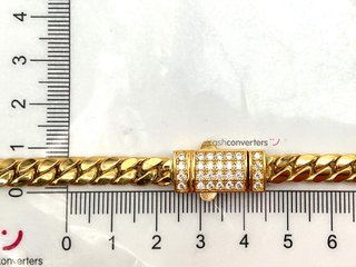 cadena oro 18k 30cm