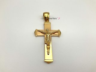 crucifijo oro 18k
