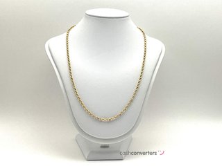cadena oro 18k 23cm