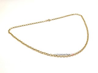 cadena oro 18k 23cm