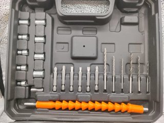 Taladro a Batería Krischer + Accesorios