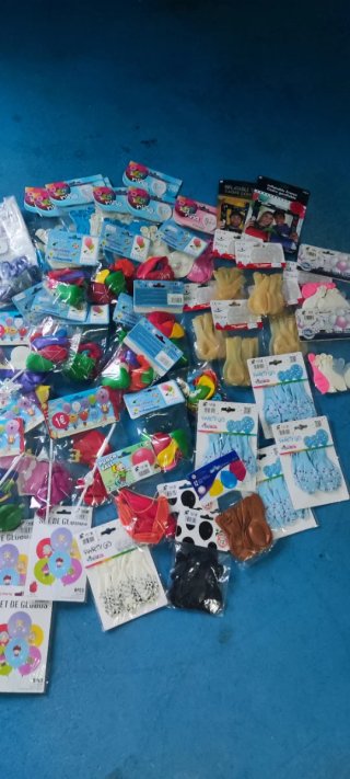 Lote de globos para fiestas