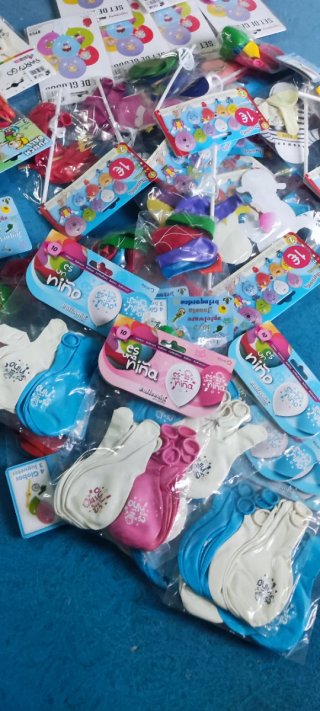 Lote de globos para fiestas