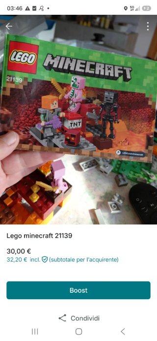 Lego Minecraft 21139