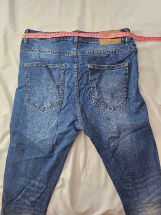Vaqueros JVZ Talla 38 Slim Azules Rotos