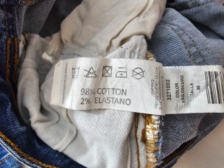 Vaqueros JVZ Talla 38 Slim Azules Rotos