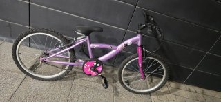Bicicleta infantil morada