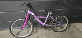 Bicicleta infantil morada