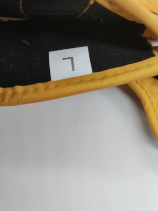 Guantes Moto Piel Amarillos TDGO Clásicos