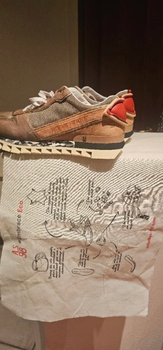 Scarpe A.S.98 Uomo Oro e Rosso