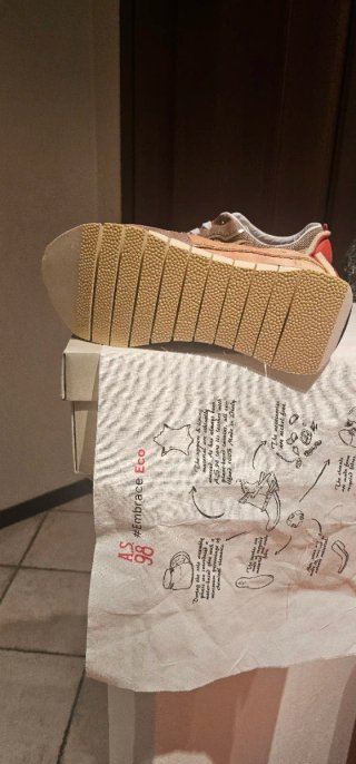 Scarpe A.S.98 Uomo Oro e Rosso