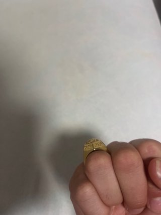 Anillo Versace Bañado en Oro