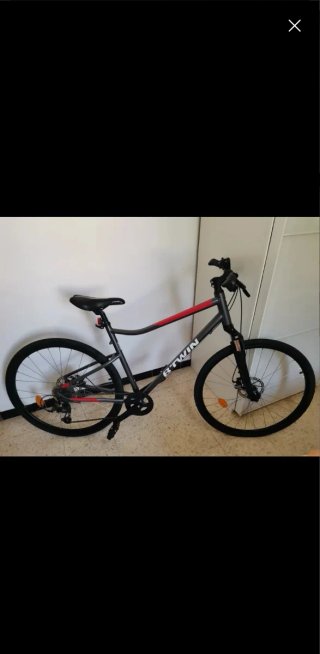 Bicicleta Btwin Riverside 500 Grigia