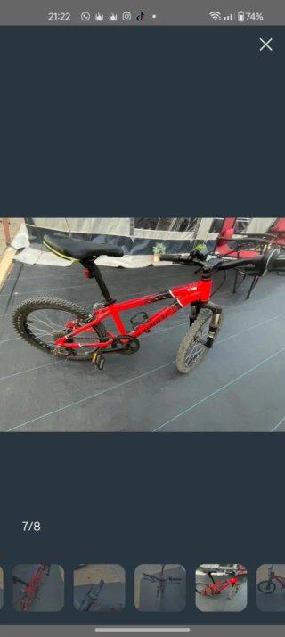Bici Rockrider ST 900 Roja (15 días uso)