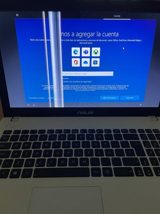Portátil Asus Negro y blanco