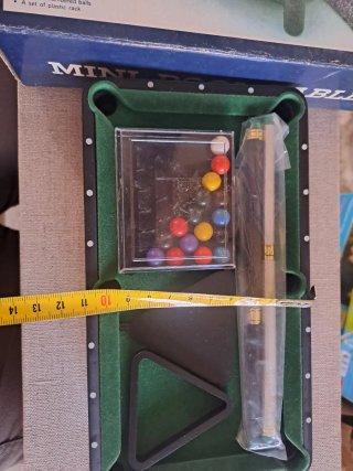 Billar en miniatura con accesorios, juegos d mesa