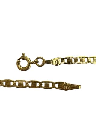 Cadena con baño de oro
