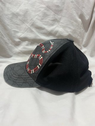 Gorra Gucci Kingsnake Negra/Gris