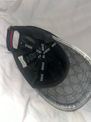 Gorra Gucci Kingsnake Negra/Gris