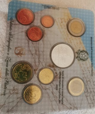Divisionale Italia 2003 con 5 euro d'argento