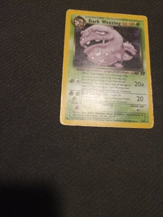 Dark Weezing 14/82 holo Rocket Pokémon