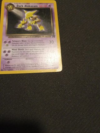 Dark Alakazam 18/82 set Rocket Pokémon