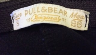 Falda negra Pull&Bear