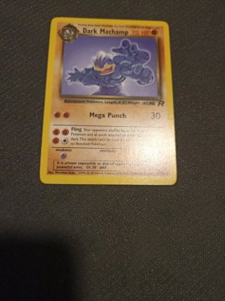 Dark Machamp 27/82 set Rocket Pokémon
