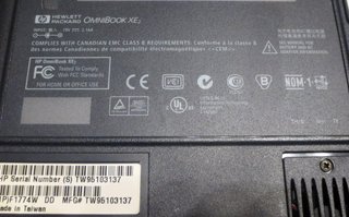 ORDENADOR PORTATIL HP OMNIBOOK XE2. COLECCIONISTAS