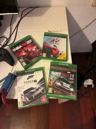 Xbox One + Volante Logitech + Pedales + freno mano