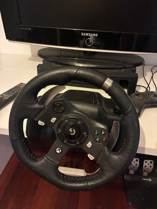 Xbox One + Volante Logitech + Pedales + freno mano