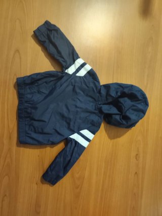 Giacca bambino blu con strisce