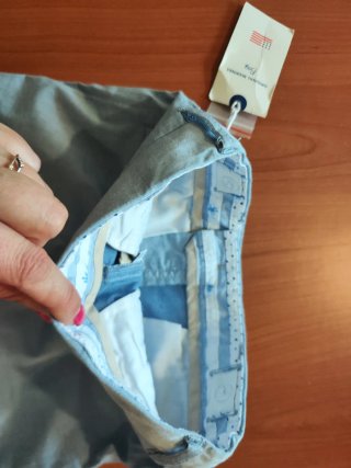 Pantaloni azzurri modello chino Original Marines