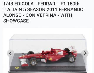 Ferrari 150° Italia 2011 - Alonso 1:43
