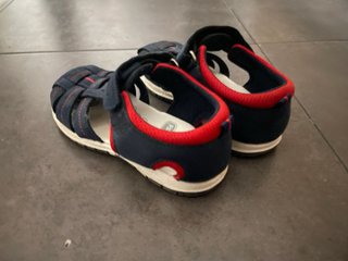 Sandalias niño Chicco azul y rojo