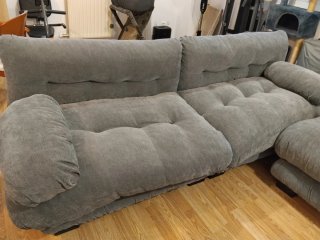 Sofá modular chaise longue 2 plazas. Desmontable.