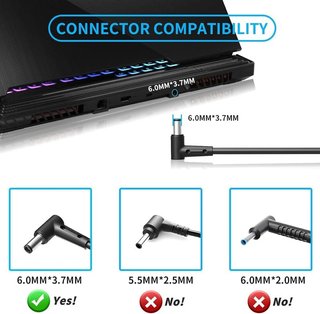 ACXILEXY Cargador 240W 20V 12A 6.0x3.7mm ASUS TUF