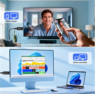 WAVLINK WL‑WH50A1 Transmisor Receptor HDMI Inalámb
