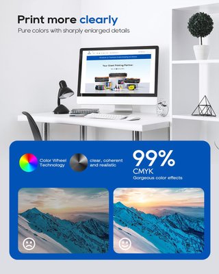 SKYDO Tinta 575XL 576XL 2PACK Canon PIXMA TR4755i