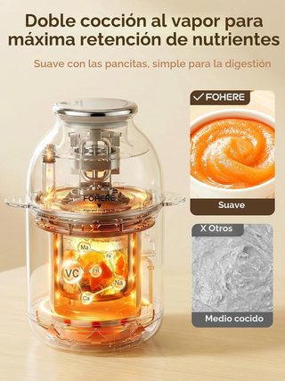 Robot de cocina para comida de bebé