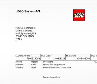 LEGO Fossili Dinosauro Tyrannosaurus Rex 76968