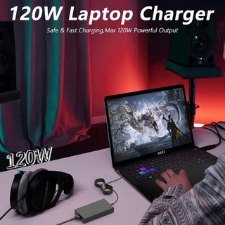 ZOSAM Cargador 120W 20V 6A MSI Cyborg Thin 15 14
