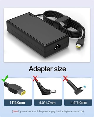 ADAPTAKE Cargador 170W 20V 8.5A Lenovo Thinkpad